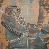 Schuhe in Alaska, 60x80cm